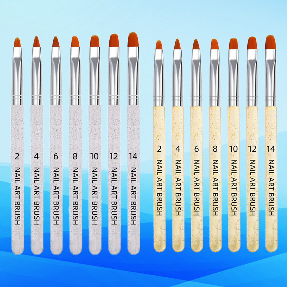 Nail Art Brush Set - Juego de 14 Pinceles para Decoración
