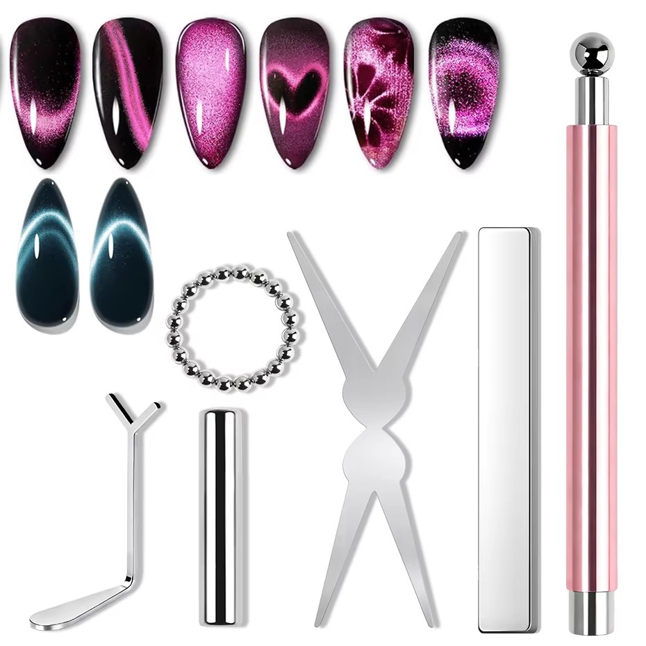 Nail Gel Polish Set - Juego de Herramientas Magnéticas para Uñas