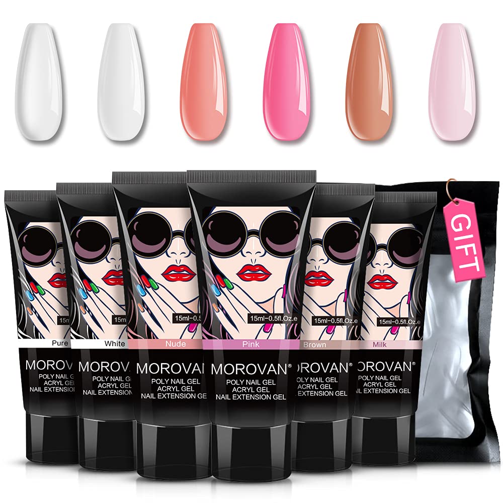 Polygel Nail Kit - Kit de manicura de Gel polivinílico,