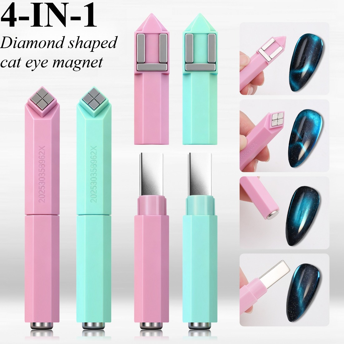 Nail Gel Polish Set - Juego de imanes para uñas con