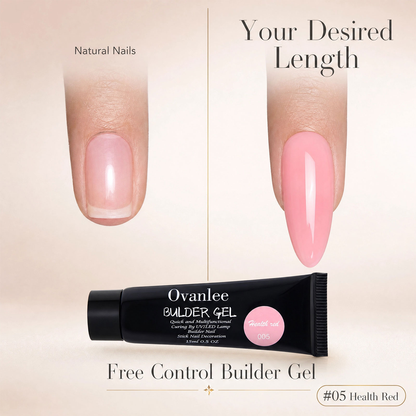 Polygel Nail Kit - Kit de Uñas de Poligel Ovanlee