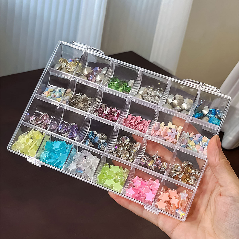 Rhinestone Nail Gem - 12/21/24 Diy joyería cuentas bordado organizador