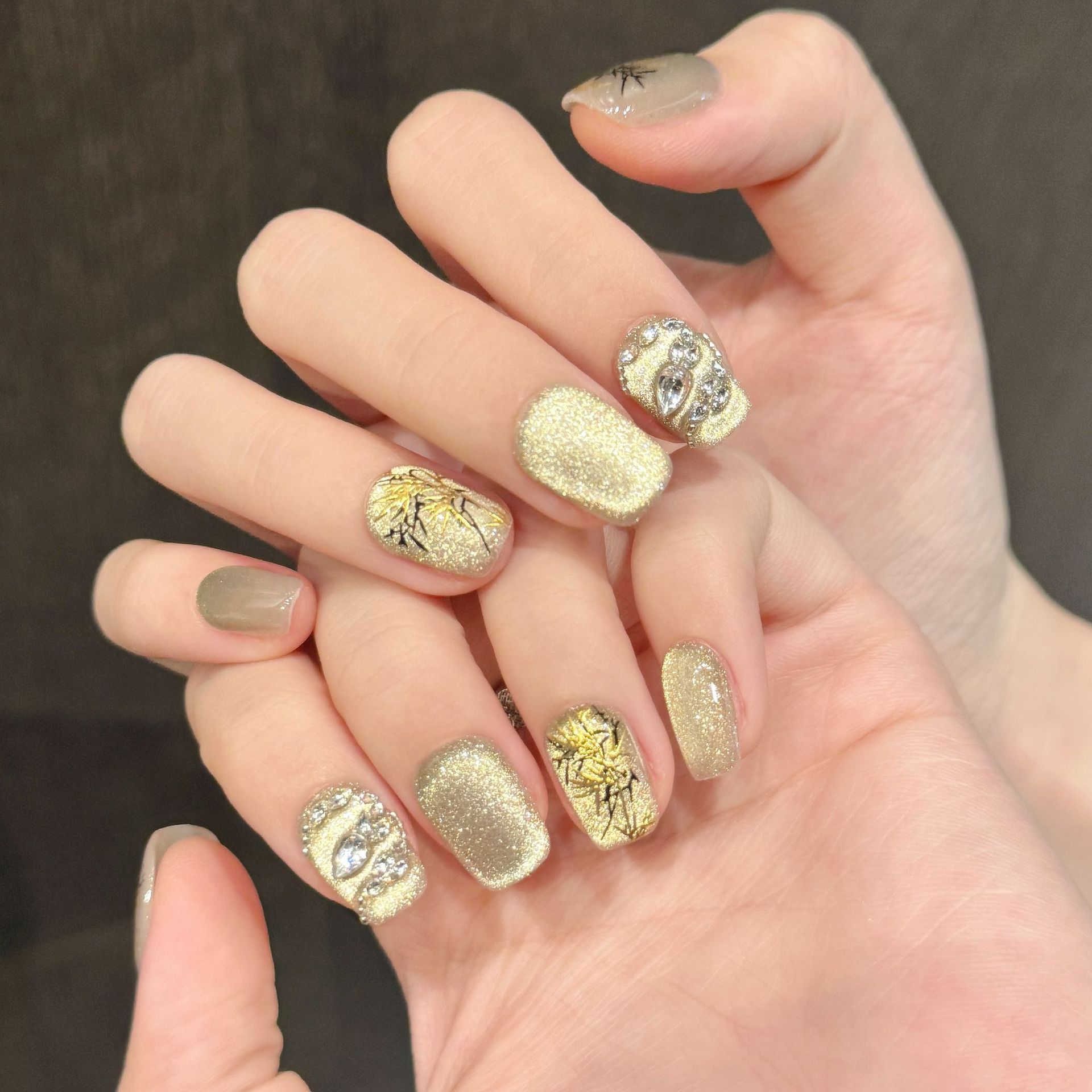 10 Uds nuevo estilo chino hech - Nail Art Gliter reseña y precio