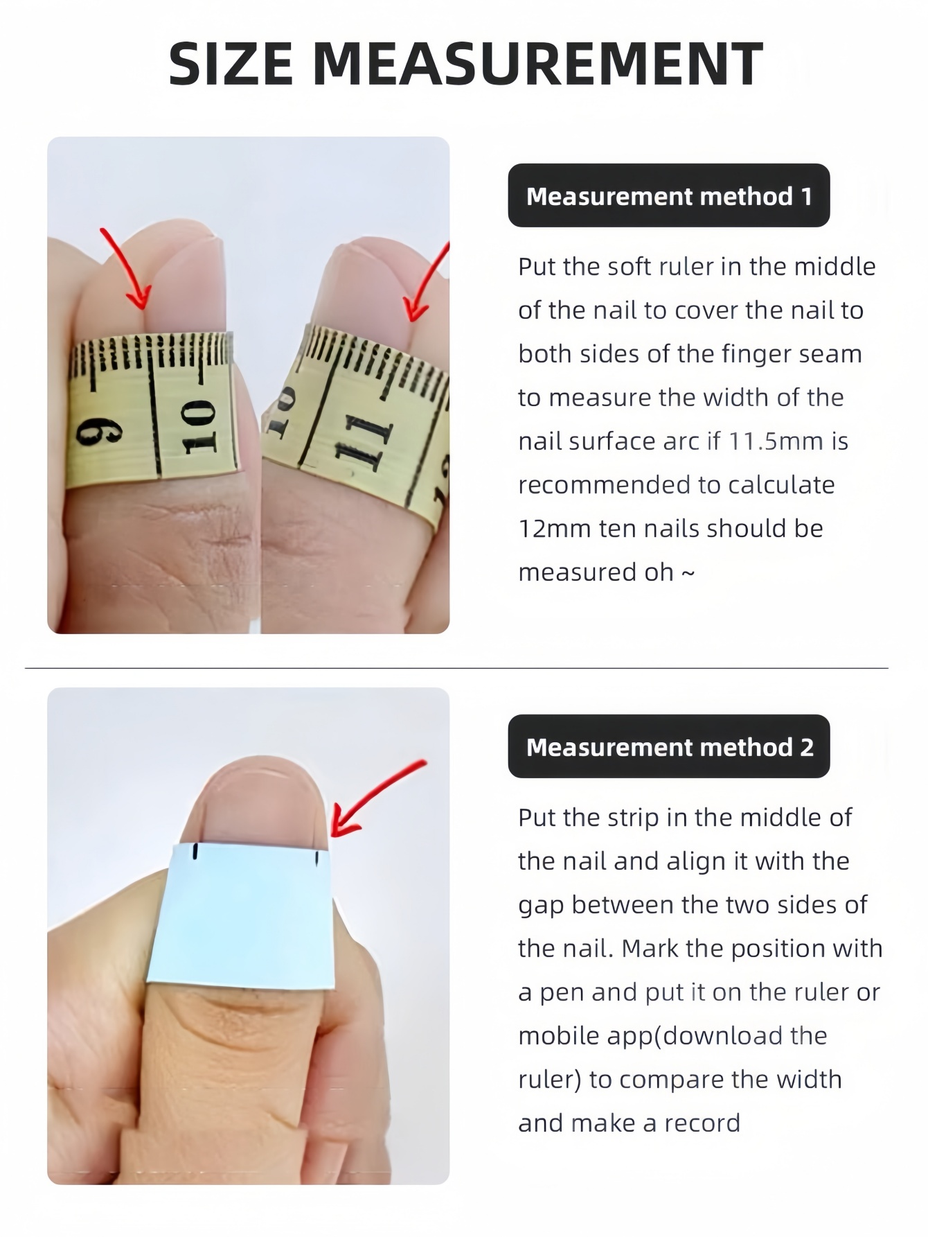 Juego de 10 uñas postizas en f - Nail Art Gliter reseña y precio