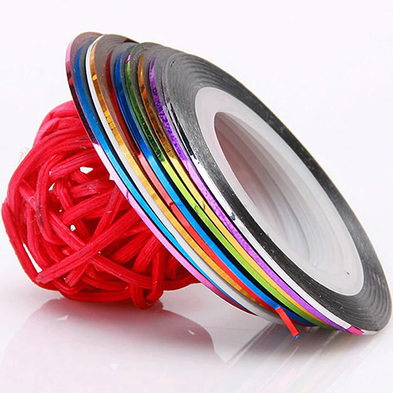 10 rollos de cintas adhesivas  - Striping Tape Nail reseña y precio