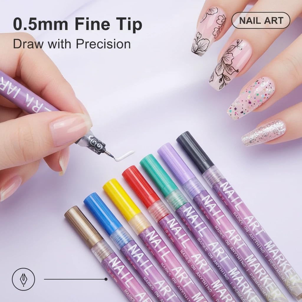 Juego de bolígrafos para decor - Nail Art Brush Set reseña y precio