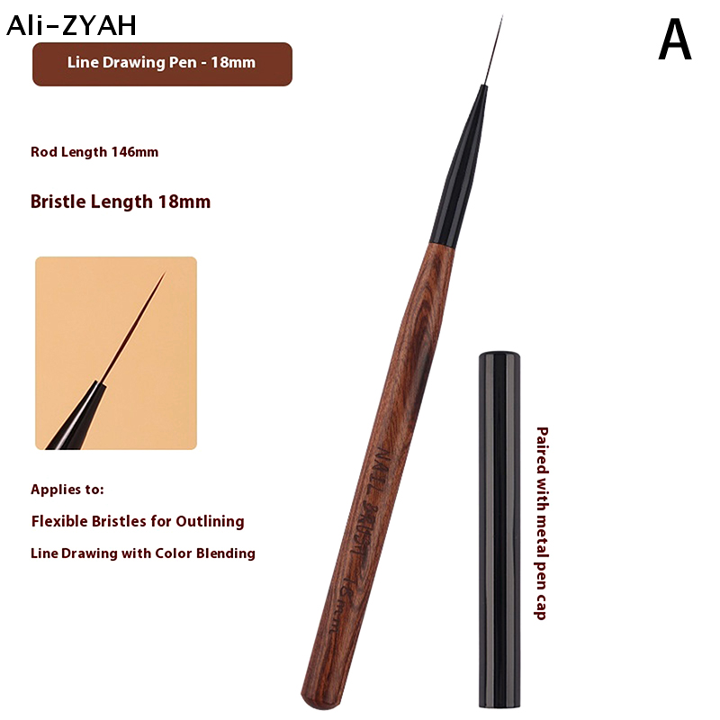 【ZYH】Juego de 1/3 pinceles del - Nail Art Brush Set reseña y precio