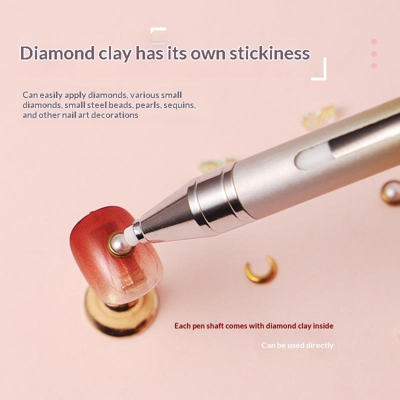 Aplicador giratorio de cera au - Rhinestone Nail Gem reseña y precio