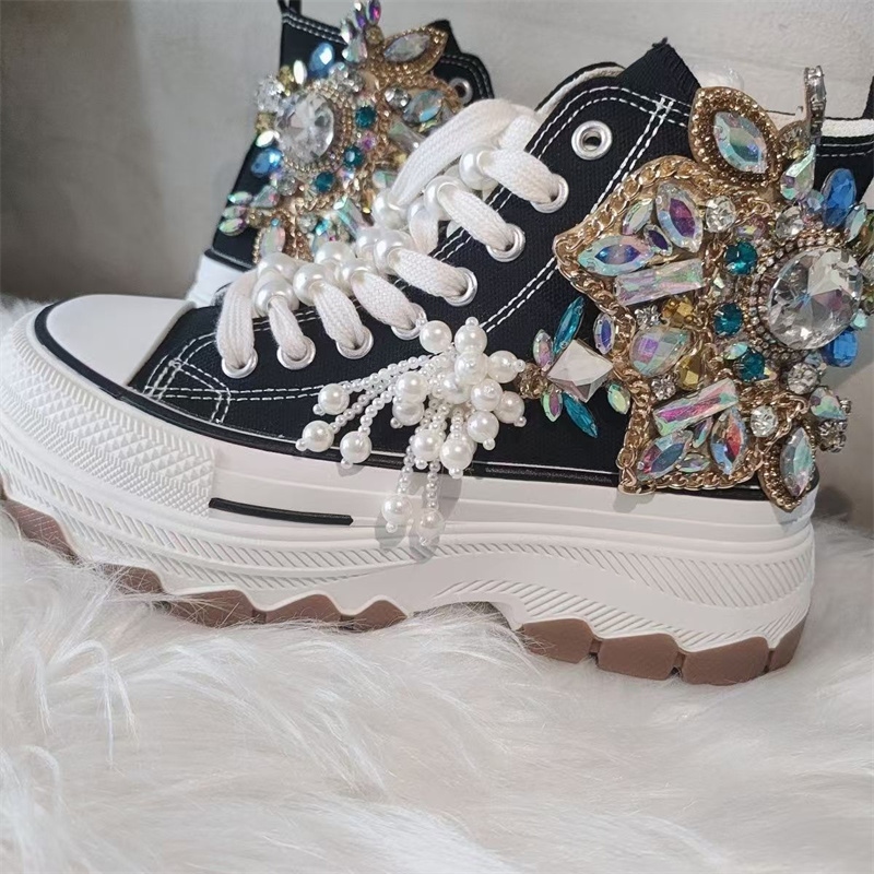 Zapatillas de lona con suela g - Rhinestone Nail Gem reseña y precio