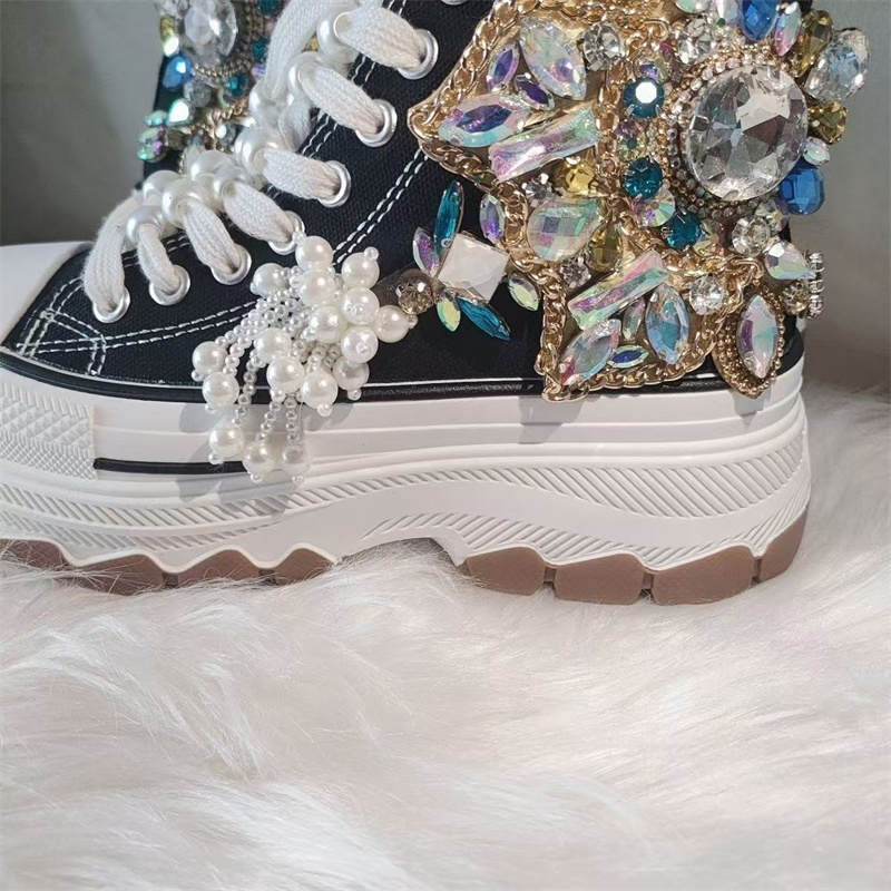 Zapatillas de lona con suela g - Rhinestone Nail Gem reseña y precio