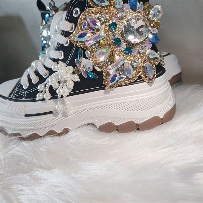 Zapatillas de lona con suela g - Rhinestone Nail Gem reseña y precio