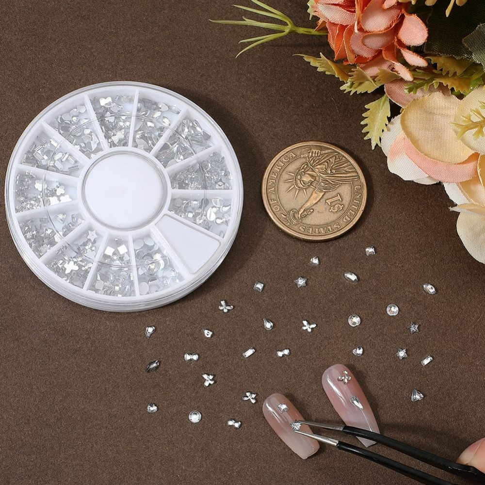 2 Cajas de Kit de Piedras de C - Rhinestone Nail Gem reseña y precio