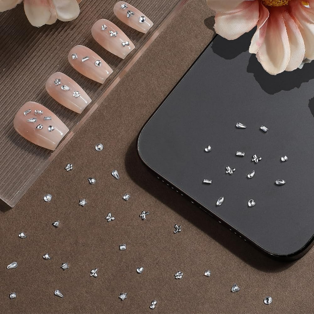 2 Cajas de Kit de Piedras de C - Rhinestone Nail Gem reseña y precio