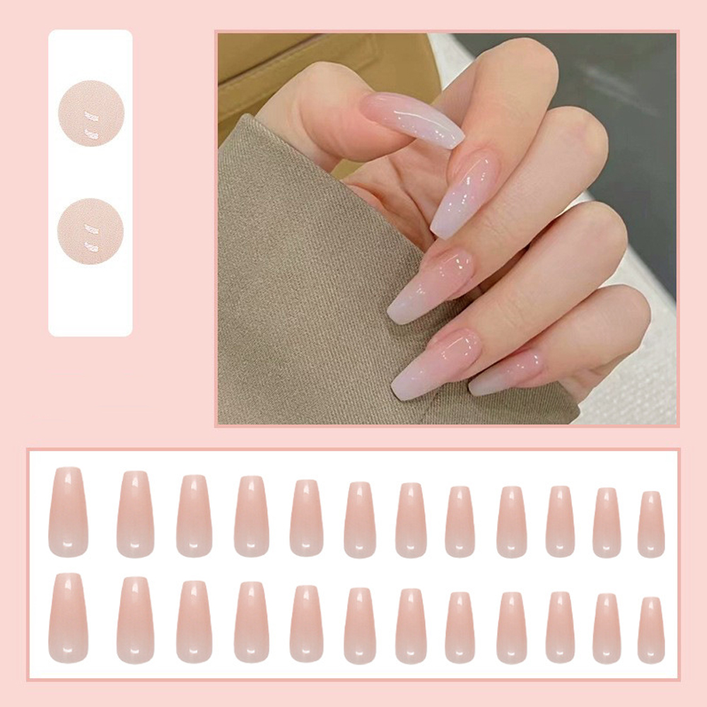 24 Uds. de Uñas Postizas Rosad - Nail Art Gliter reseña y precio