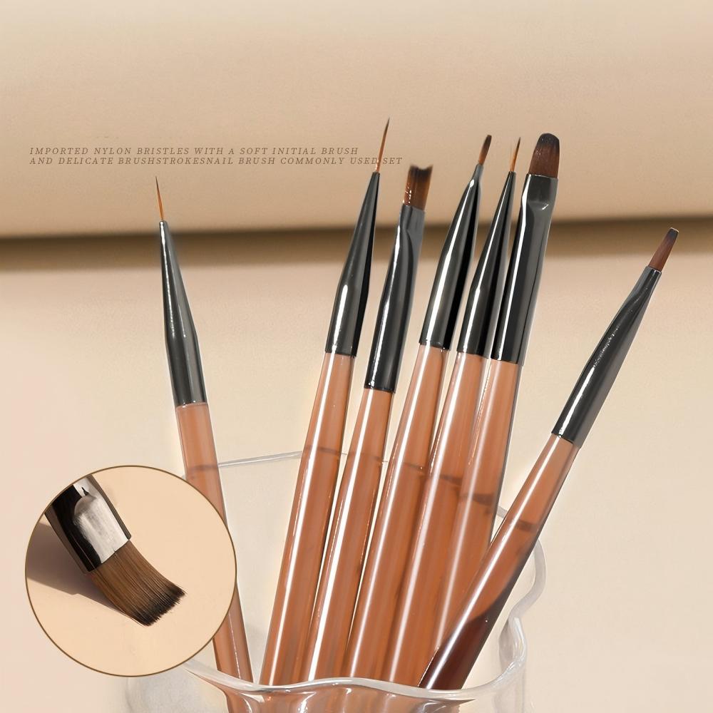 Juego de 9 pinceles para decor - Nail Art Brush Set reseña y precio