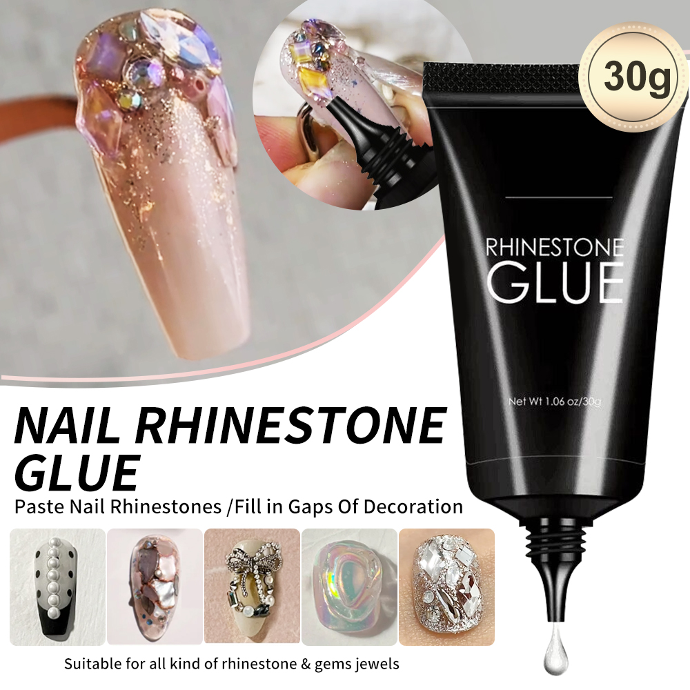 Pegamento de diamantes de imit - Rhinestone Nail Gem reseña y precio