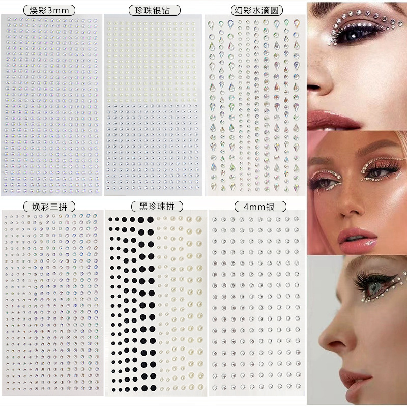 Diamantes de imitación blancos - Rhinestone Nail Gem reseña y precio