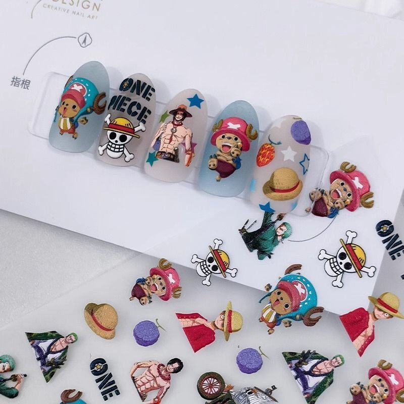 Pegatinas de Uñas Bidimensiona - Nail Art Zoro One Piece reseña y precio