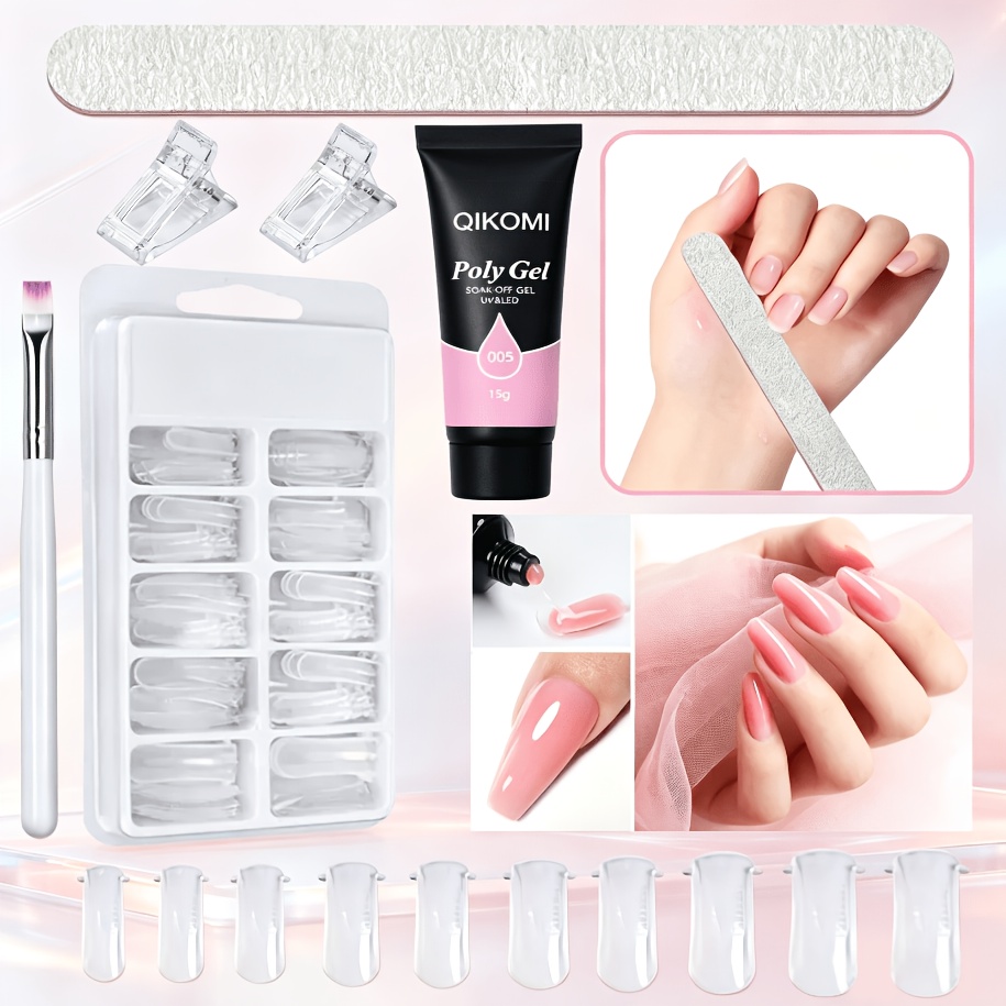 Kit de Extensión de Uñas de Ge - Polygel Nail Kit reseña y precio