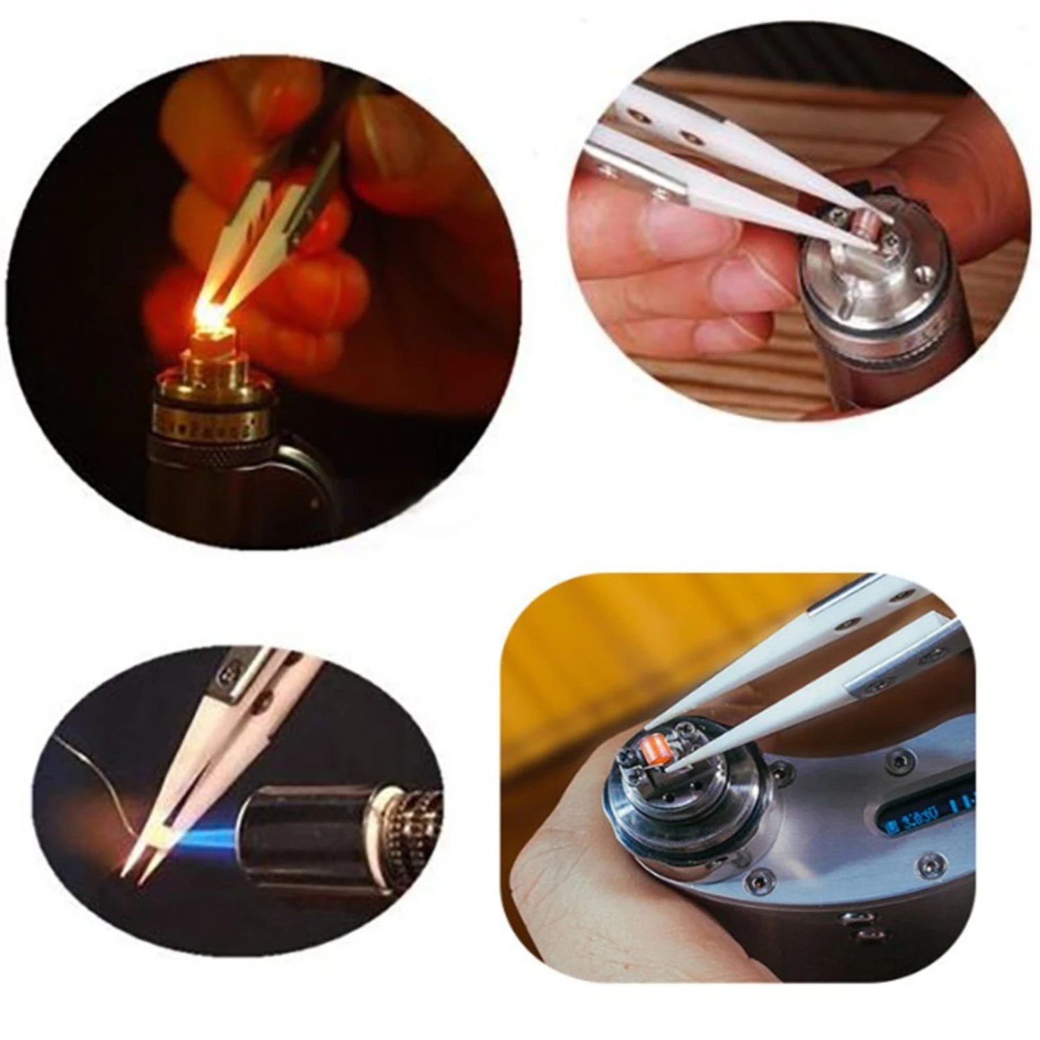 Pinzas de Acero Inoxidable con - Nail Art Gliter reseña y precio