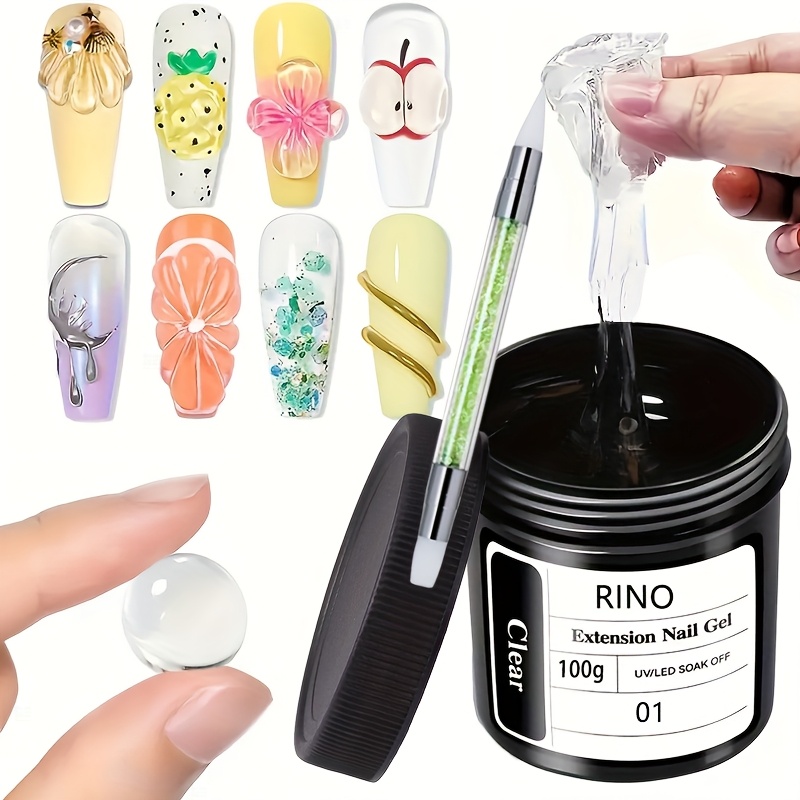Gel de Uñas Transparente Antia - Nail Gel Polish Set reseña y precio
