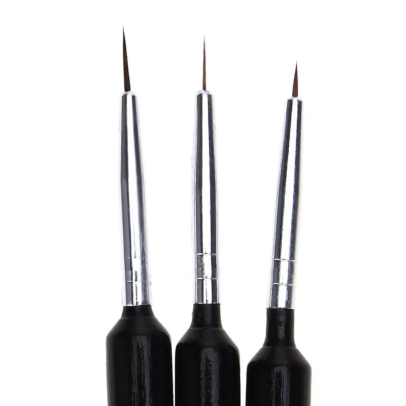 Juego de 3 pinceles ultrafinos - Nail Art Brush Set reseña y precio