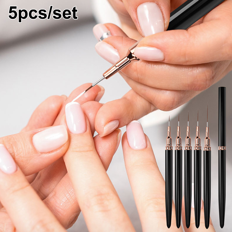 # Juego de 5 pinceles profesio - Nail Art Brush Set reseña y precio