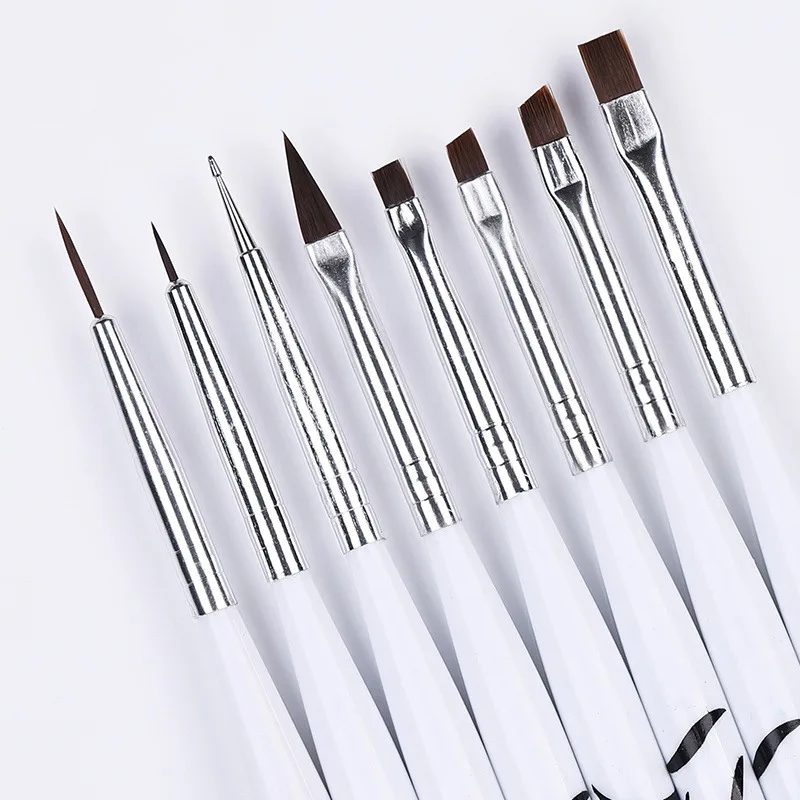 Pincel para decoración de uñas - Nail Art Brush Set reseña y precio