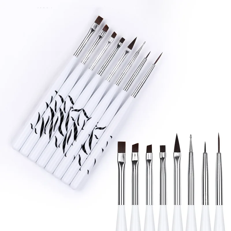 Pincel para decoración de uñas - Nail Art Brush Set reseña y precio