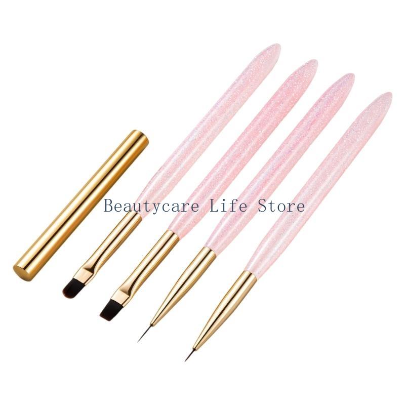 652C Fácil usar - Nail Art Brush Set reseña y precio