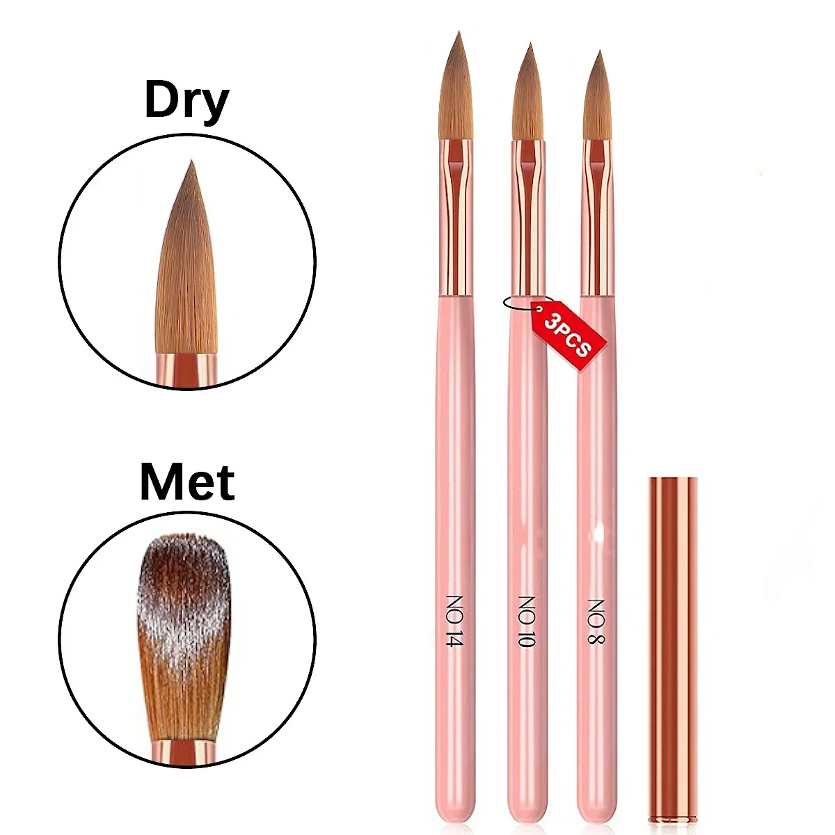 Bolígrafo para decoración de u - Nail Art Brush Set reseña y precio