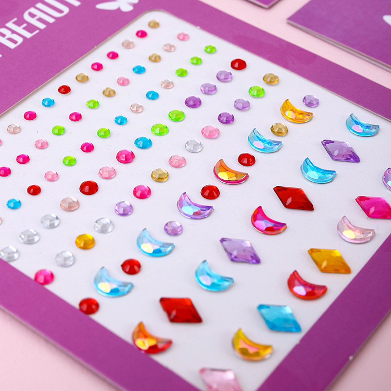 Pegatinas de Gemas Faciales Au - Rhinestone Nail Gem reseña y precio