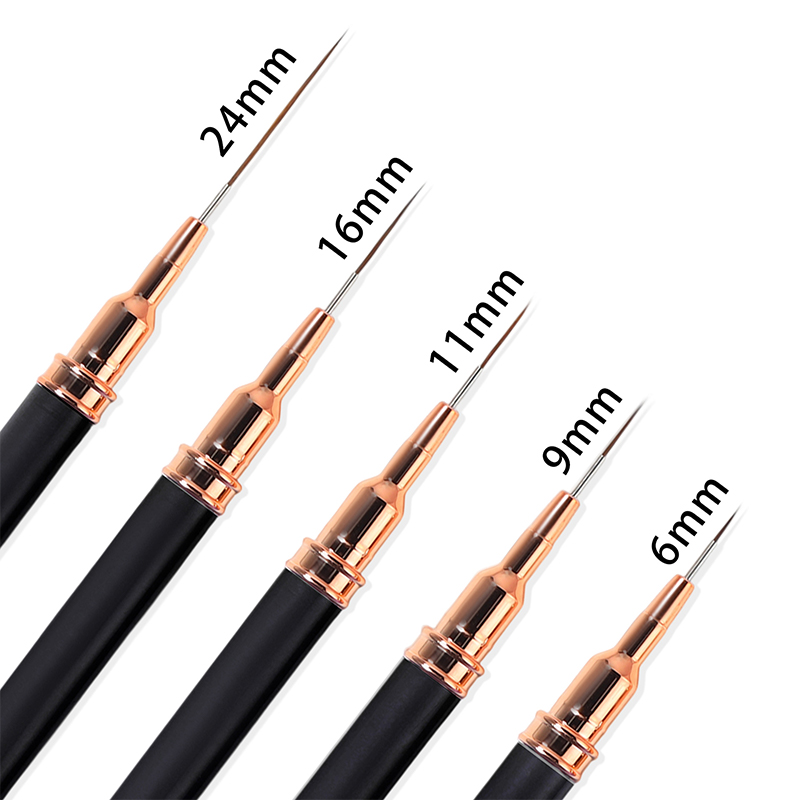 【K】Juego de 5 pinceles para di - Nail Art Brush Set reseña y precio