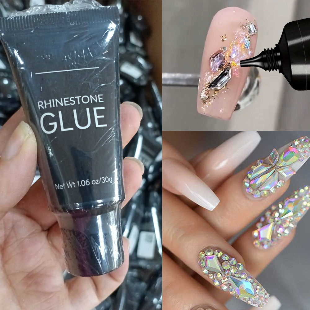 Pegamento de diamantes de imit - Rhinestone Nail Gem reseña y precio