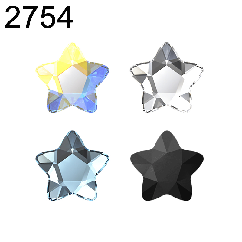 Genuino 2754 estrella flor par - Rhinestone Nail Gem reseña y precio
