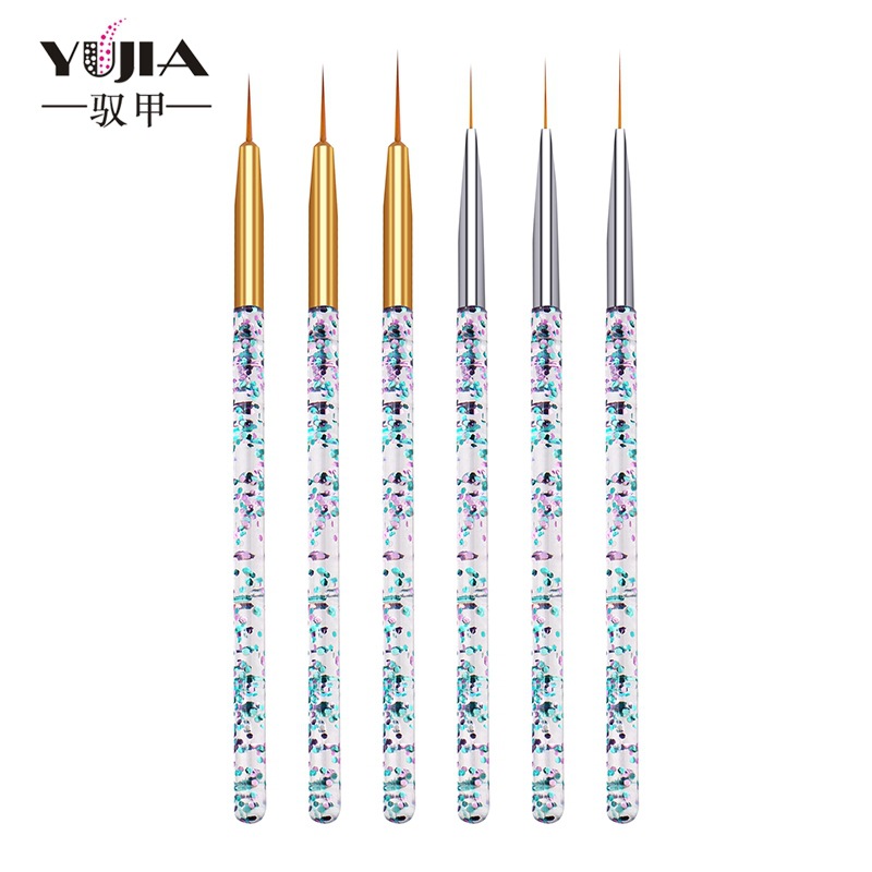 Juego de 3 pinceles transparen - Nail Art Brush Set reseña y precio