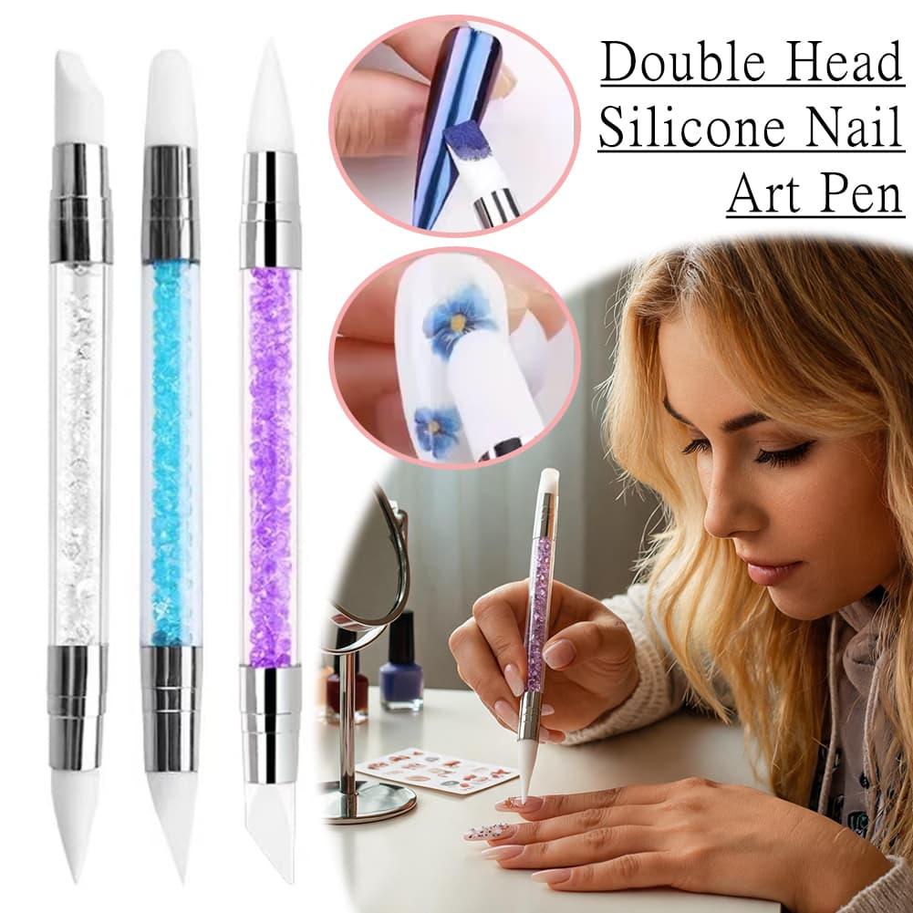 Pincel de Silicona de Doble Pu - Nail Art Brush Set reseña y precio