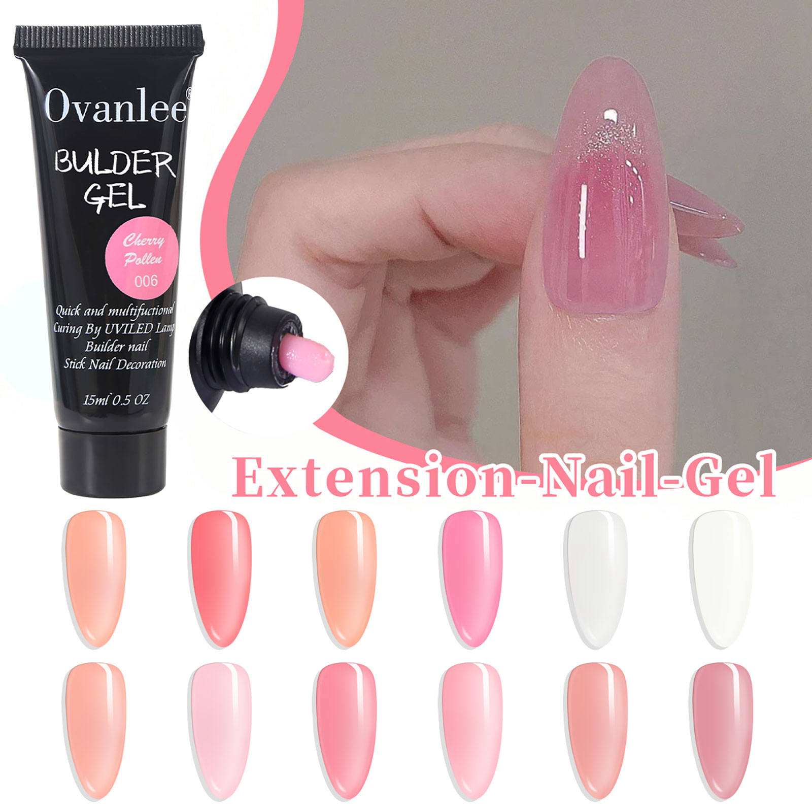 Kit de Uñas de Poligel Ovanlee - Polygel Nail Kit reseña y precio