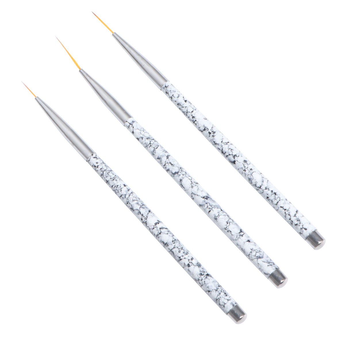 Juego de 3 pinceles para decor - Nail Art Brush Set reseña y precio