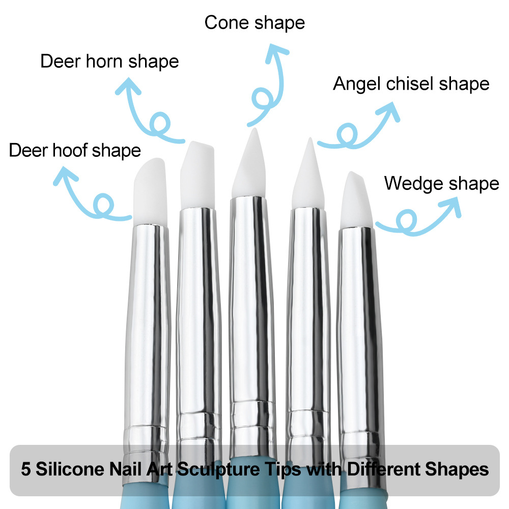 Juego de 1/3/5/6 pinceles para - Nail Art Brush Set reseña y precio